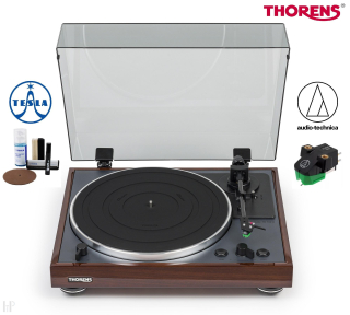 Thorens TD 102A Automatic + AudioTechnica AT-VM95E + čistící sada TESLA 6v1